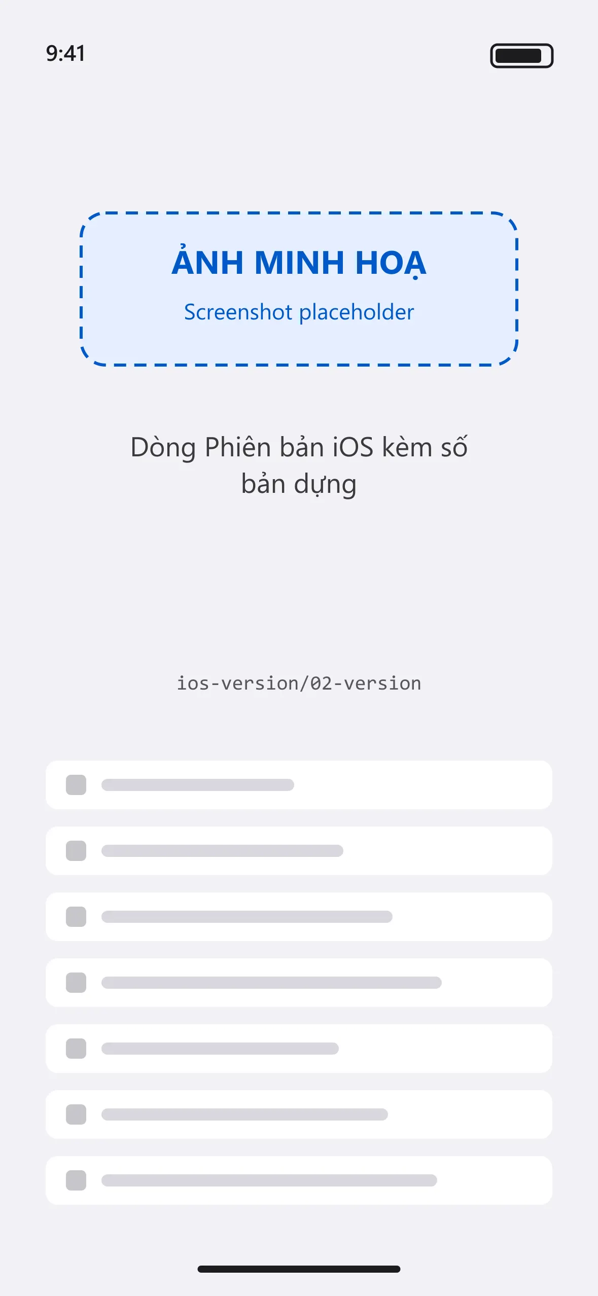 Dòng Phiên bản iOS kèm số bản dựng